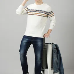 BLACK BUCK Men Printed Pullover image 5