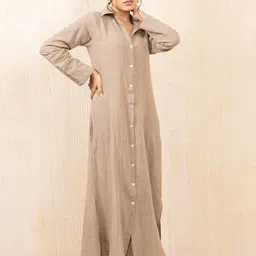 TRUE TONES Shirt Maxi Dress-picture-34