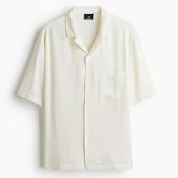 H&M Regular Fit Linen-Blend Resort Shirt-picture-37