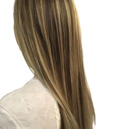 VIEWS Clip-In Straight Premium Scalp Topper Hair Extension - Highlight - 24 Inches-picture-13