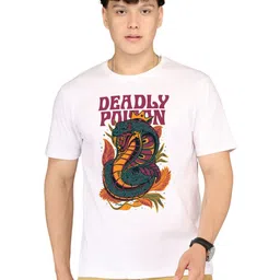 BRAWNY BATTLER Men Graphic Printed Round Neck Cotton T-shirt-picture-20
