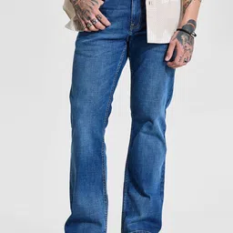 Snitch Men Bootcut Light Fade Stretchable Jeans-picture-20