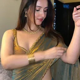 ROFOLO Woven Design Zari Pure Chiffon Designer Saree-picture-20