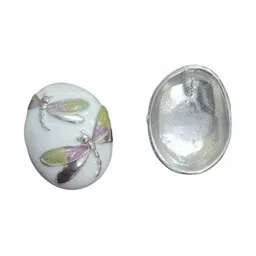 MYSTERIOUSMART Oval Studs Earrings image 3