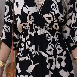 MANOJAVA Print Liva Maxi Dress image 2