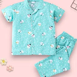 Woxaa Unisex Kids Printed Top with Pyjama-picture-40