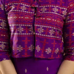 SHEESHAM Floral Printed Round Neck Short Kurti with Dhoti Pants And Jacket image 3