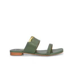 Zebba Women Solid Open Toe Flats image 3