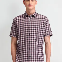 Arrow Sport Men Classic Opaque Checked Casual Shirt-picture-34