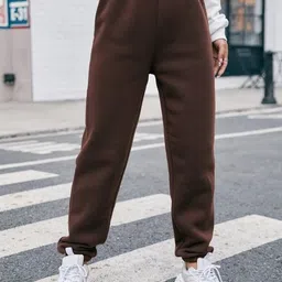 SAAHASAM Women Relaxed Loose Fit Joggers Trousers-picture-22