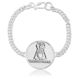 MEMOIR Silver-Plated Bangle-Style Brass Bracelet image 3