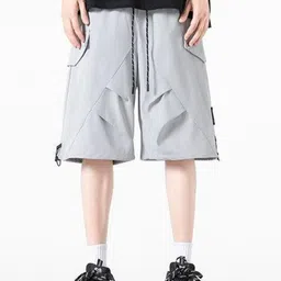 StyleCast Men Regular Fit Mid-Rise Cargo Shorts-picture-37