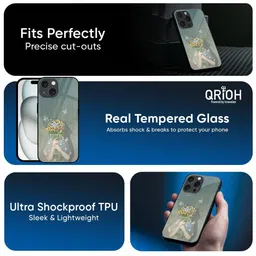 QRIOH Floral Printed iPhone 13 Back Case Mobile Accessories image 5
