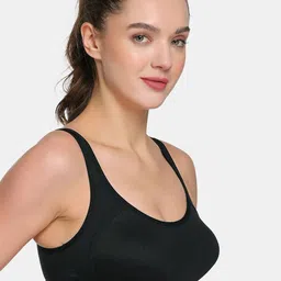 SKDREAMS Full Coverage Non Padded Seamless Training or Gym Shaper Sports Bra image 2