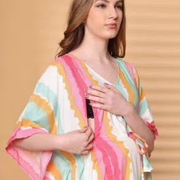 Secret Wish Printed Maternity Nightdress image 3