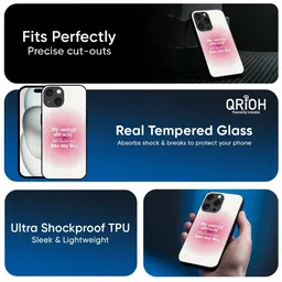 QRIOH Typography Printed iPhone 16 Pro Max Back Case Mobile Accessories image 2