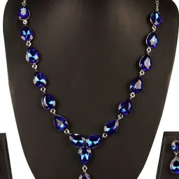 Women Click Stone Studded Jewellery Set-picture-38