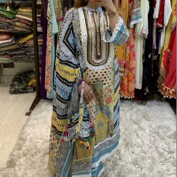 Sdc Collections Ethnic Motifs Printed Sequinned Modal Sequinned Kurti image 5