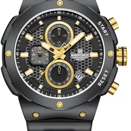 Naviforce Men Alloy Dial Analogue Chronograph Watch NF8072 B B B image 3