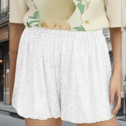 StyleCast Women Embellished Technology Shorts-image-73