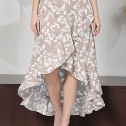 OOMPH! FACTOR Printed Wrap Midi Skirt-picture-30