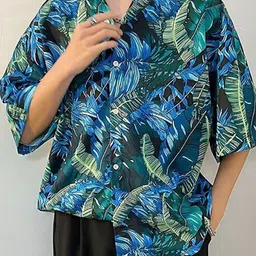 StyleCast x Revolte Men Tropical Printed Casual Shirt-picture-30