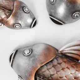 Exotic India Matte Finish 3-Pcs Wall Hanging - 17 In image 4