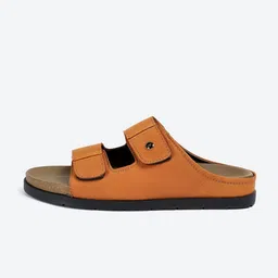 Monte Carlo Cushioned Footbed Slip On Leather Comfort Sandals image 5