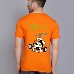 SLOWLORIS Men Graphic Printed Round Neck Cotton Slim Fit T-shirt-picture-10