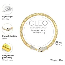 CLEO BE BOLD BE YOU Gold-Plated Choker Necklace image 5