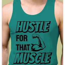 BAESD Pack of 2 Printed Round Neck Gym Vest image 4