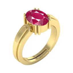 RRVGEM Ruby 12.00 KT Adjustable Gold Ring-picture-25