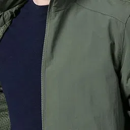 StyleCast x Revolte Men Stand Collar Solid Biker Jacket image 4