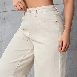 NU CLOTHS Women Jean Baggy Fit High-Rise Stretchable Jeans image 2