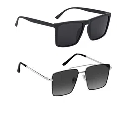 Elligator Unisex Set Of 2 Square Sunglasses-picture-10