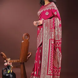 KALINI Ethnic Motifs Woven Design Zari Saree image 3