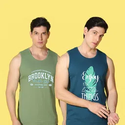 WOOSTRO Men Typography 2 Printed Raw Edge Slim Fit T-shirt image 5