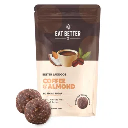 Eat Better Co Coffee Almond Laddoos - Sugar-Free Dry-Fruit Balls - High Protein & Instant Energy-image-6