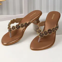 WALKWAY by Metro Women Embellished Block Heel Sandals-image-49