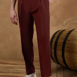 DENNISON Men Relaxed Easy Wash Pleated Trousers-picture-34