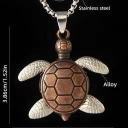 pixflik PIXFLI Unisex Copper Stainless steel With Lobster Closer Necklace image 3