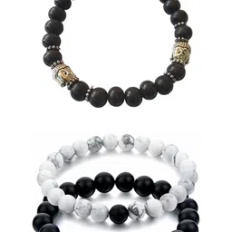 Bilqis Set Of 3 Elasticated Bracelet-picture-33