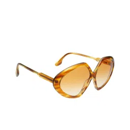 Victoria Beckham Women Cateye Sunglasses with UV Protected Lens VB61422264 S-Blonde Havana-image-92