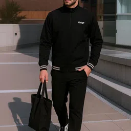 FTX Men Typography Colourblocked Windcheater Sporty Jacket-picture-28