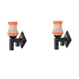 SOMIL Orange Glass Cylinder Printed Wall Lamps-picture-31