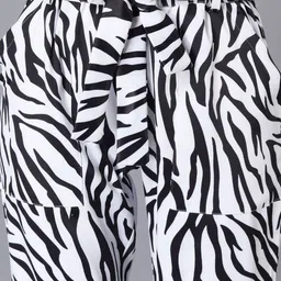 CORSICA Women Animal Printed Relaxed Easy Wash Trousers image 3