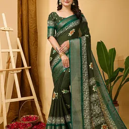 Mitera Ethnic Motifs Zari Art Silk Banarasi Saree-picture-33