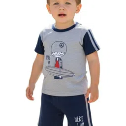 FABROYZ Boys Printed T-shirt with Shorts image 2