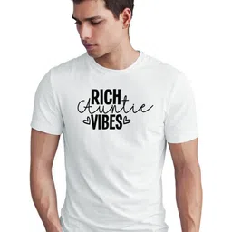 Seekbuylove Men Bio Finish Typography Printed Round Neck Pure Cotton T-shirt-picture-47