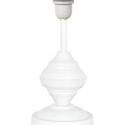 Homesake Beige Metal Industrial Frusturical Shaped Table Lamp image 5